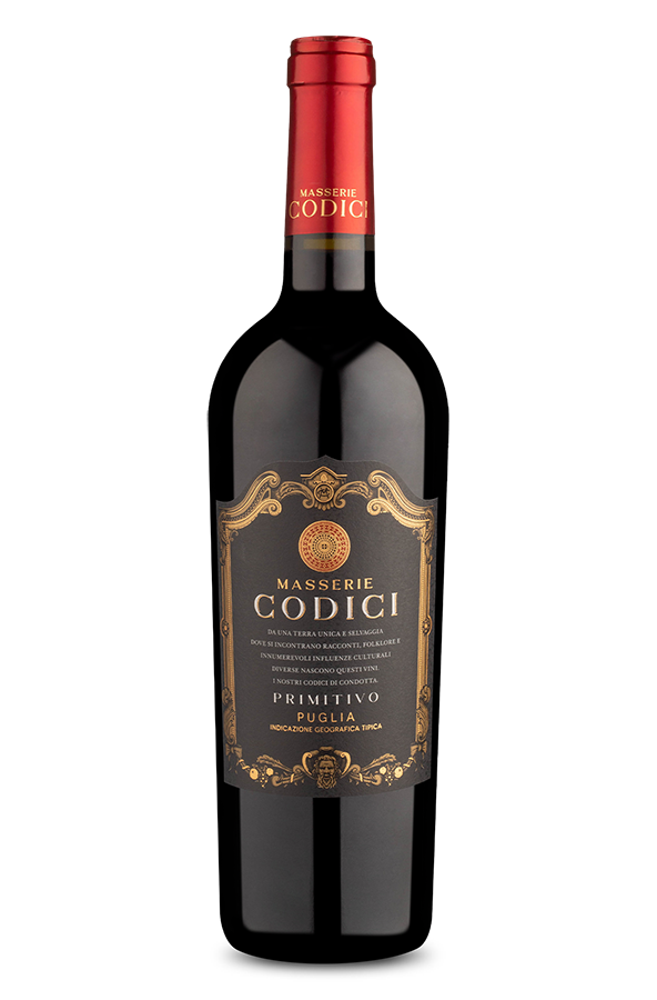 Codici Masserie Primitivo Puglia Tinto