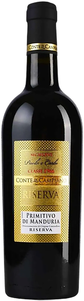 Conte Di Campiano Primitivo De Manduria Riserva