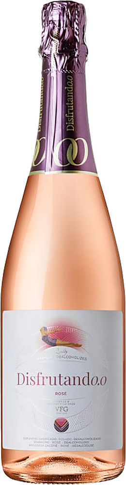 Disfrutando Espumante Rosé Zero Álcool