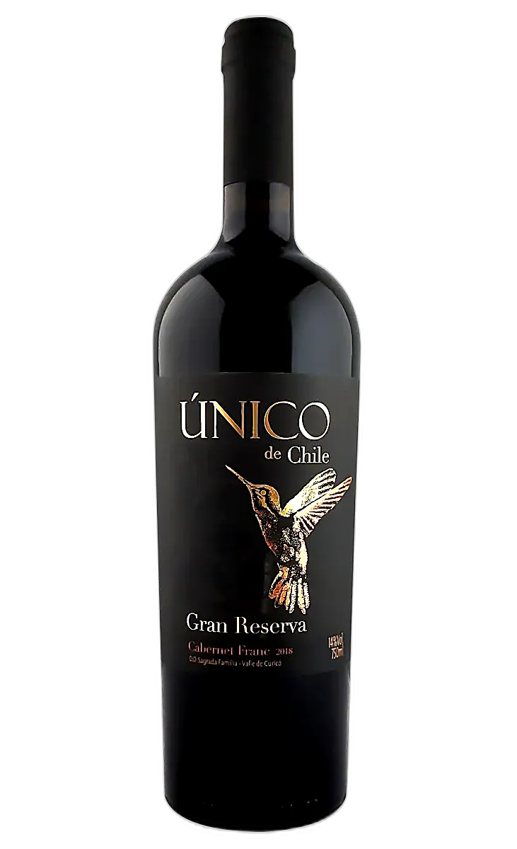 Único de Chile Gran Reserva Cabernet Franc Vale do Curicó